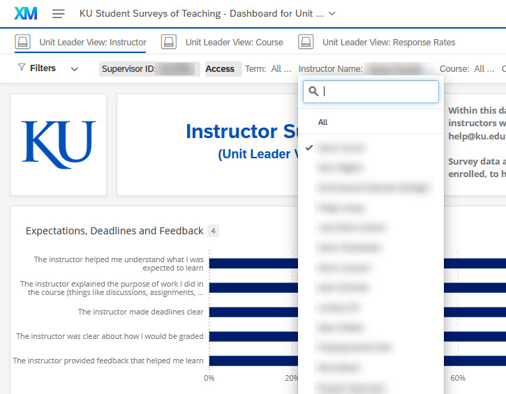 New Student Survey - Main View, New Student Survey